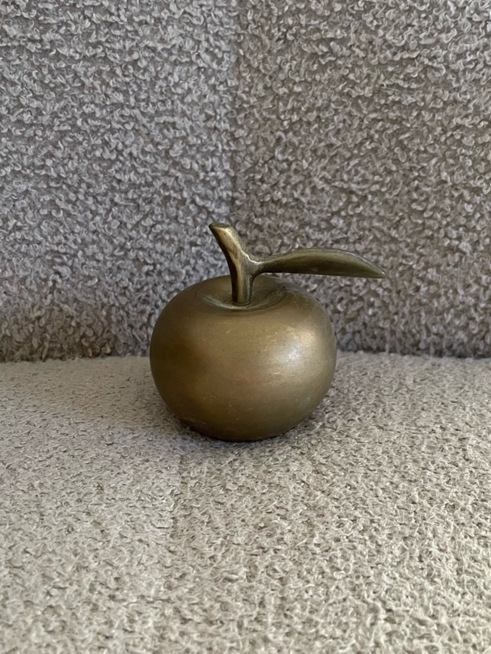 Vintage Brass Apple Bell